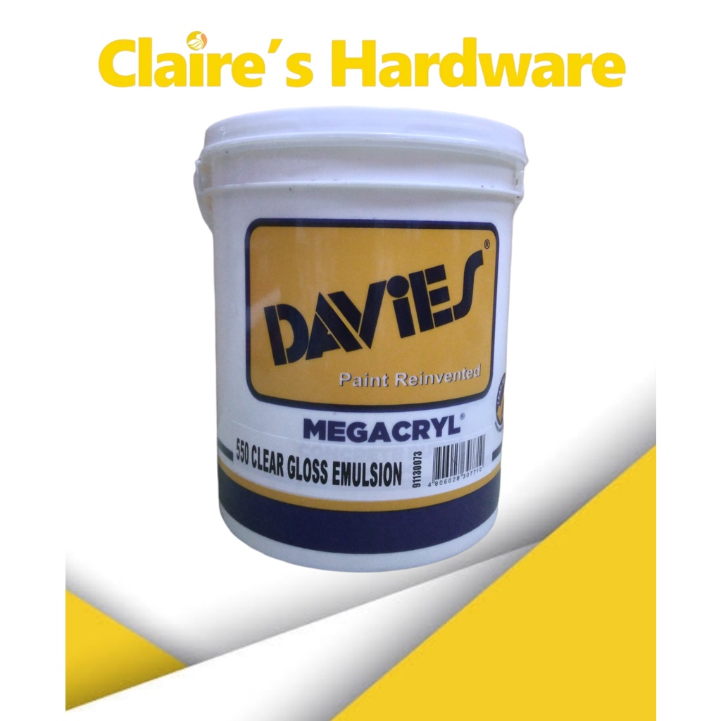 DAVIES DV 550 CLEAR GLOSS EMULSION 4L | Shopee Philippines
