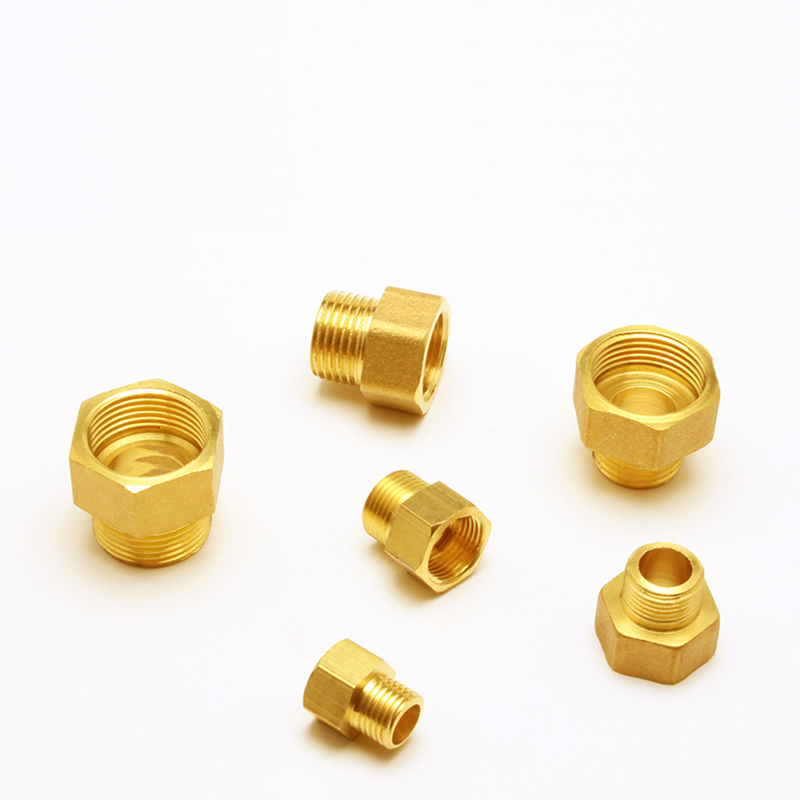 Brass Coupler Adapter 18 14 38 12 Male To Female Thread Brass Pipe Connectors Shopee 6714