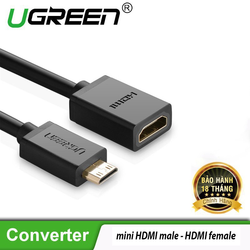 Ugreen 20137 Premium Mini HDMI to HDMI converter cable - Genuine ...