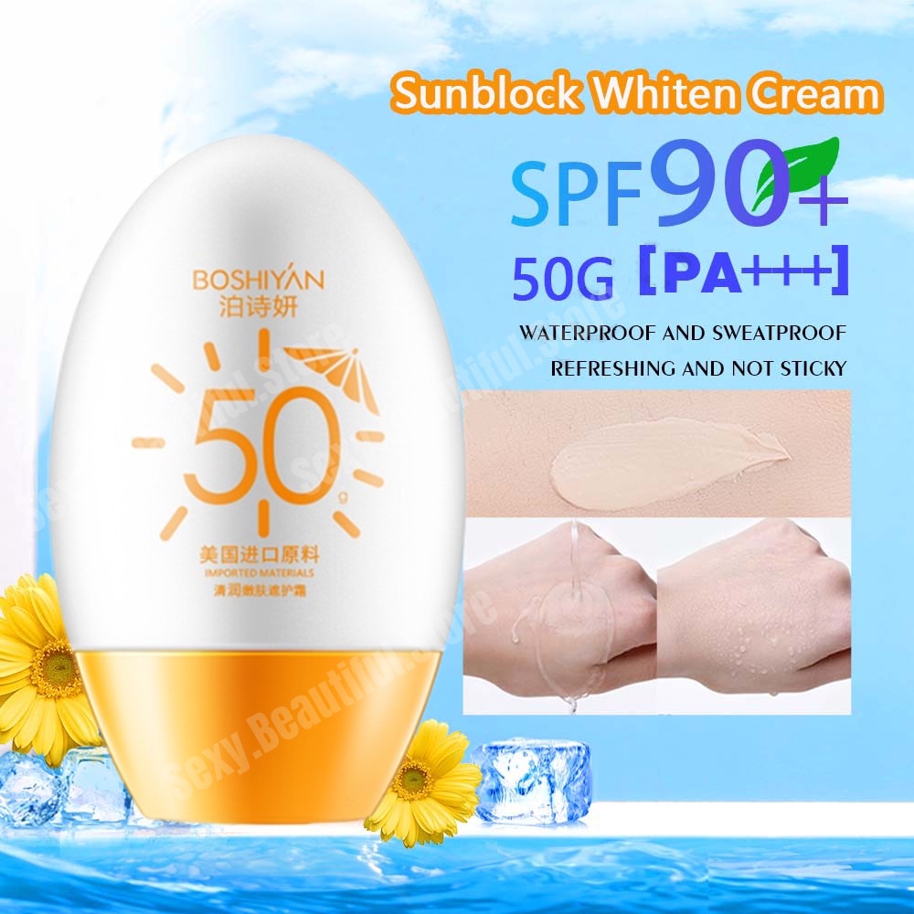 BOSHIYAN Sunscreen for Face SPF50+ UV Isolation Cream Moisturizer