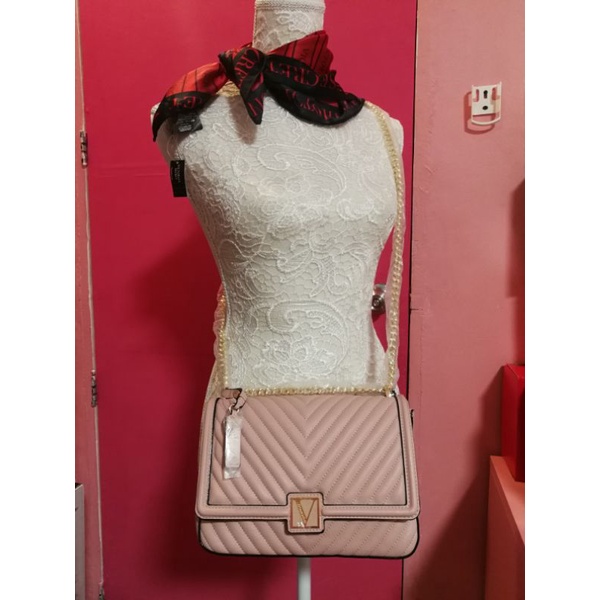 Victoria s Secret Medium Shoulder Sling Bag in Blush Pink Shopee