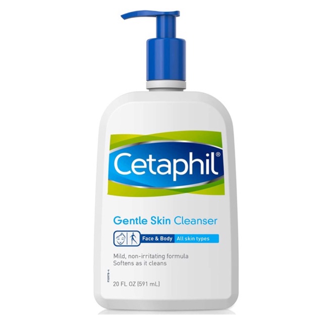 AUTHENTIC Cetaphil Gentle Skin Cleanser, Non-comedogenic 20 Fl Oz ...