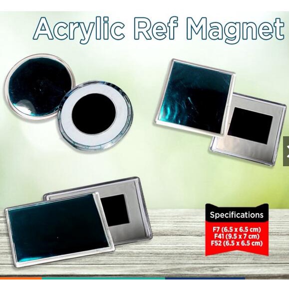 (50pcs)Photo Insert Acrylic Keychain REF MAGNET F41 & F7 (50 pcs per ...