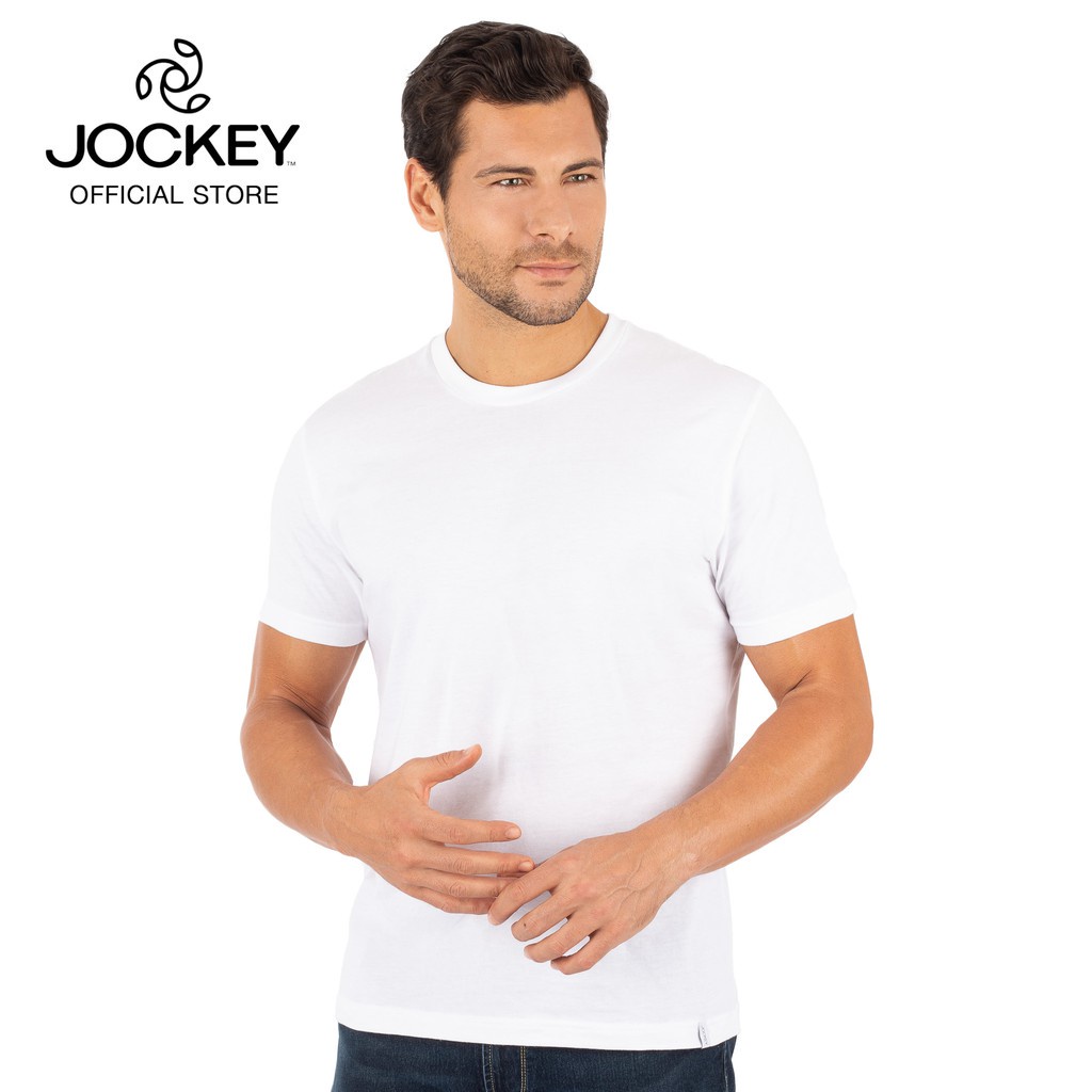 Jockey white cheap t shirt