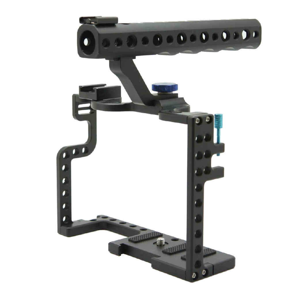 DSLR Camera Cage With Top Handle Grip For Panasonic Lumix GH5 Camera ...