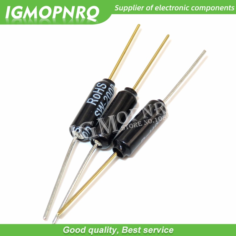 10PCS SW-200D Vibration switch Ball switch Tilt switch Double bead ...