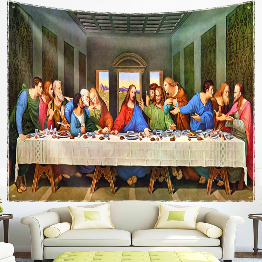 The Last Supper Tapestry Christ Resurrection Jesus Easter Wall Art Room ...