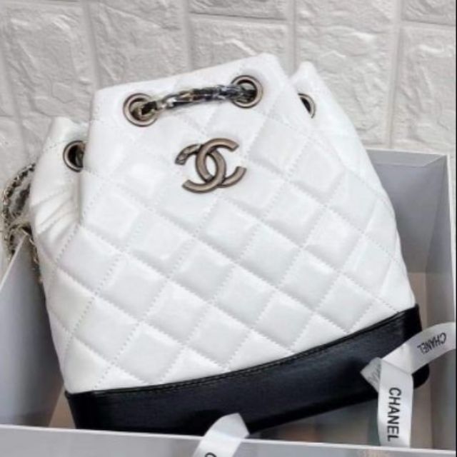 Chanel shop bucket backpack