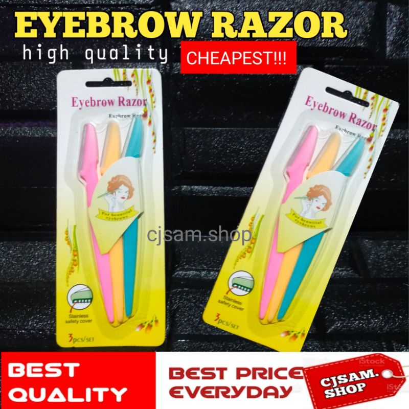 Eyebrow Razor 3in1 Super Cheapest & High Quality Shopee Philippines