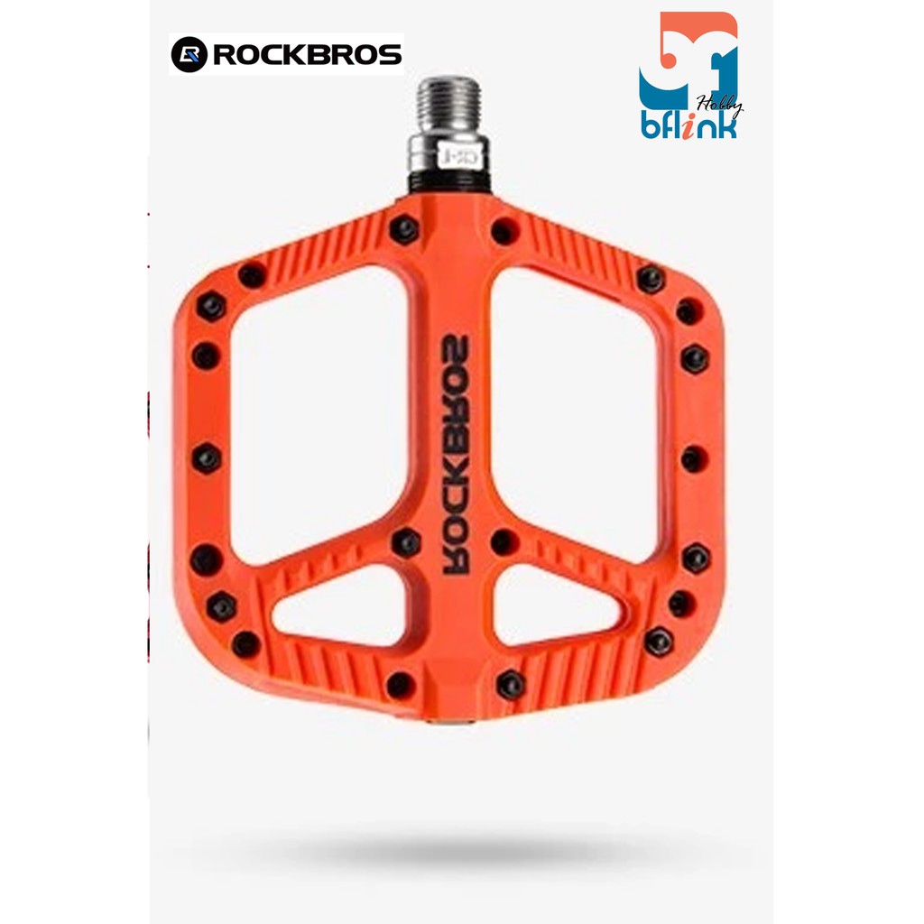 Pedali Per Mountain Bike Cuscinetto Composito In Nylon Composite Bearing 9 16 Mtb Bicycle Pedals With Wide Flat Platform - Foto 10