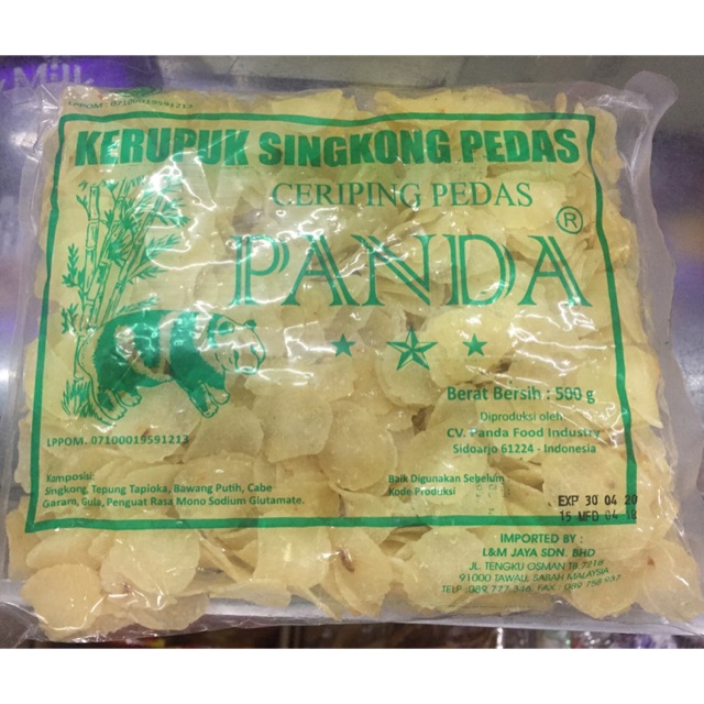 Panda Cassava Cracker 500 grams | Shopee Philippines