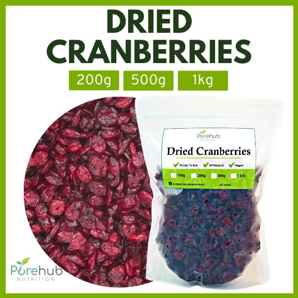 Purehub Dried Cranberries (USDA Organic) Shopee Philippines