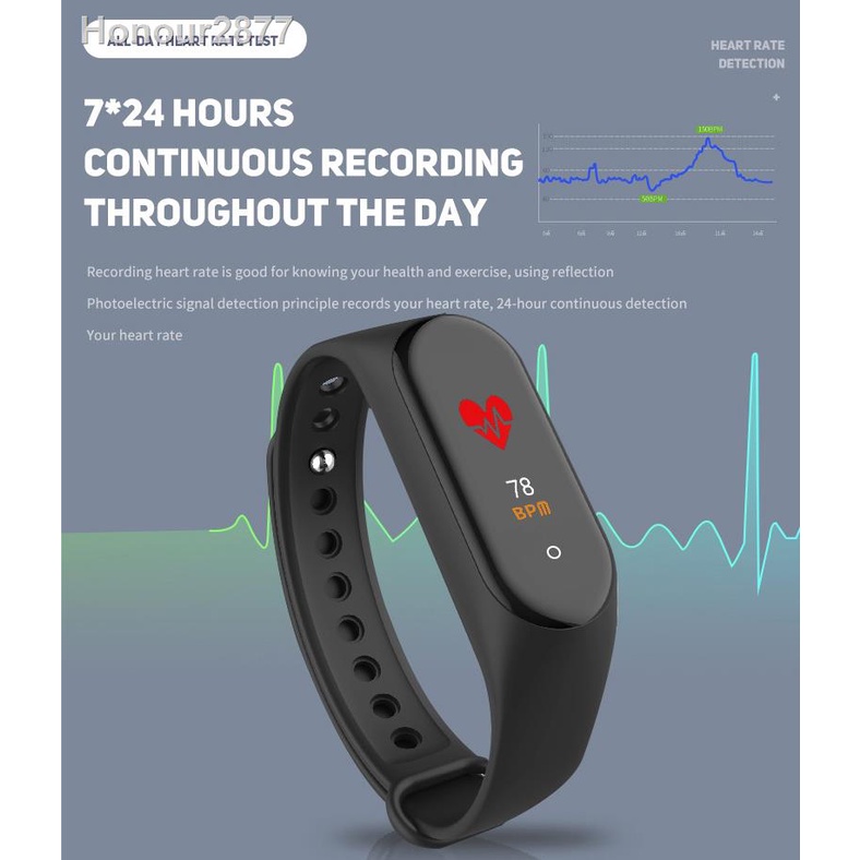 ☑๑ M4 Sprot Waterpoof Smart Watch For Men Women Smartwatch Fit pro