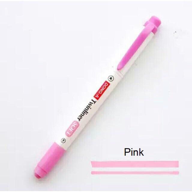 Korean Highlighter Twinliner Soft Pastel Double-Head - 1pc | Shopee ...