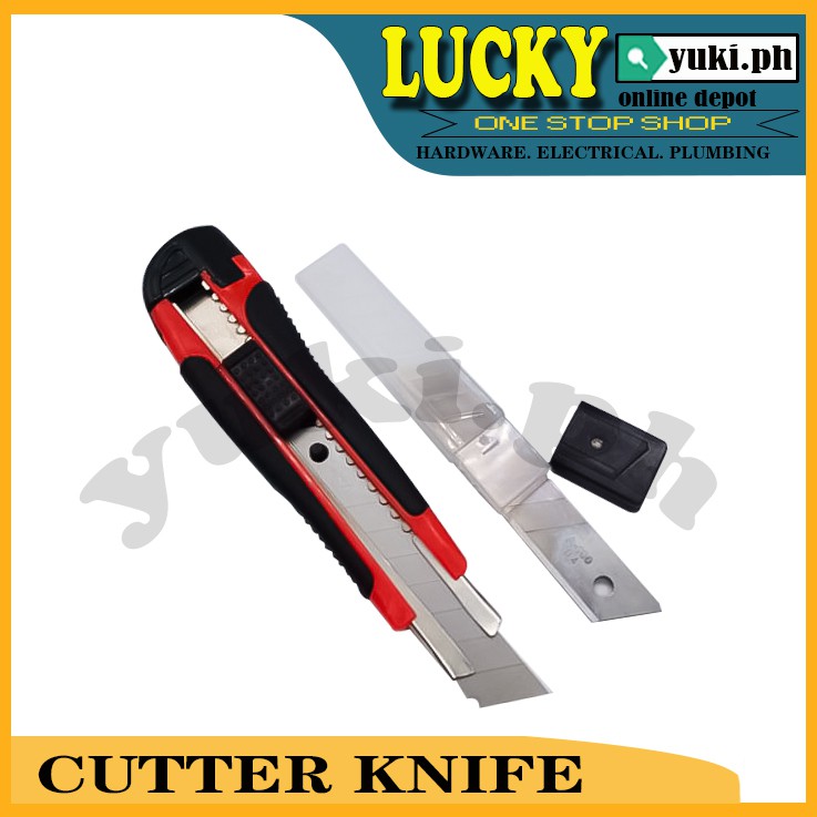 CUTTER KNIFE W/ EXTRA BLADE (SET) | Shopee Philippines