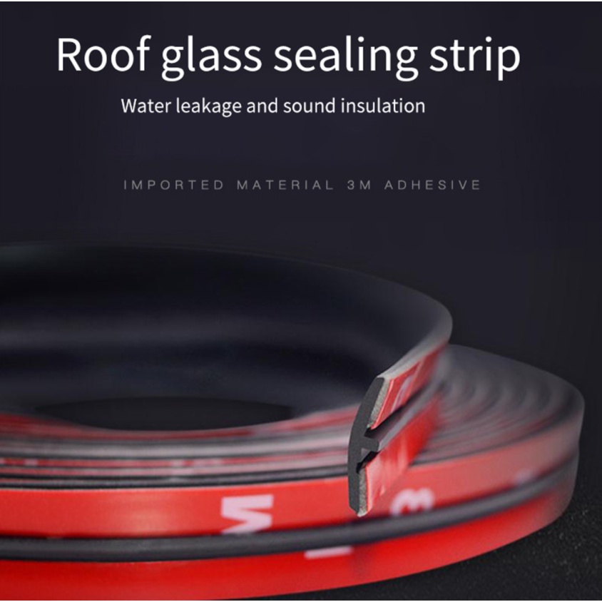 Car Window Roof Sealing Strips Windshield Sealing Strips Universal Dust Proof Sound Insulation