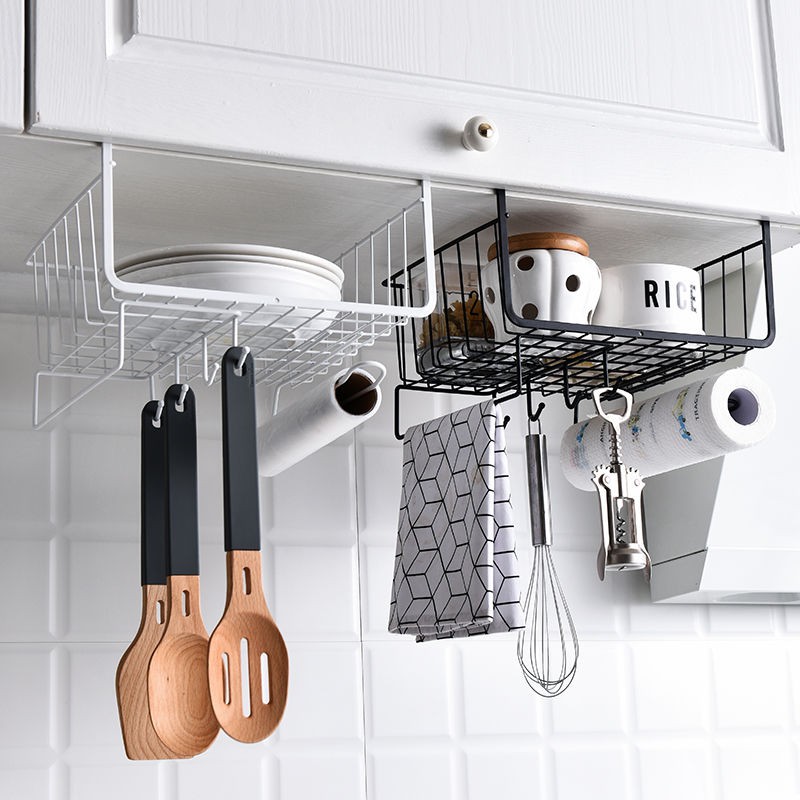 KONG Kitchen Hanging Organizer Rack Iron Hanging Kitchen Rack