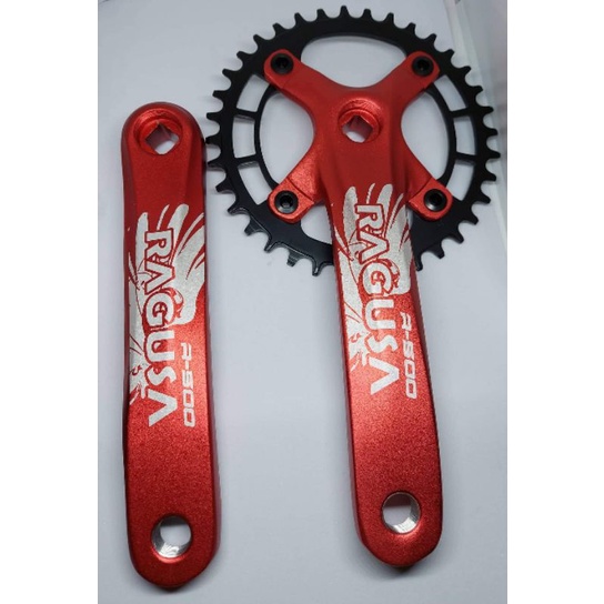 Ragusa crank 1x r500 r600 crankset 1x square type 34T 36T 104BCD MtB crank 1x Shopee Philippines