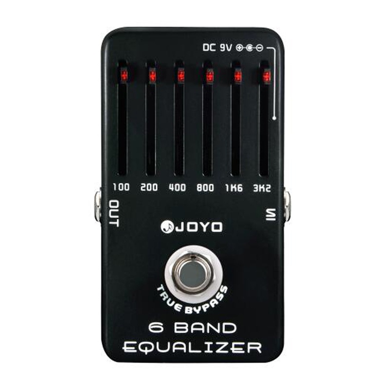 JOYO JF11 6 EQ Equalizer Effects Pedal/Adjust Bass & Mid & High