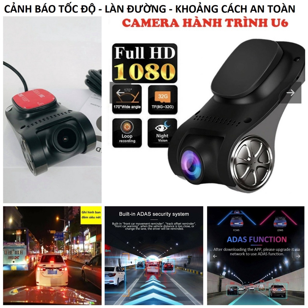 Ultra-sharp U6F car dash cam connects to android screen to warn of ...