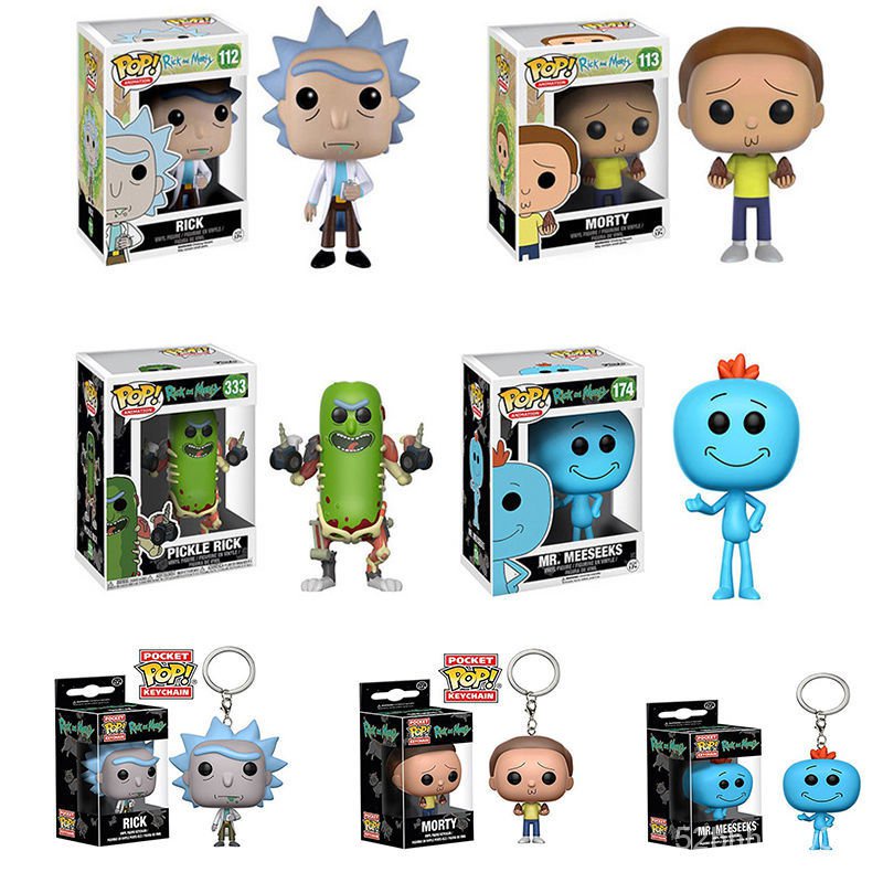 Funko pop Rick and Morty Mission Delivery Figurine Garage Kits Model ...