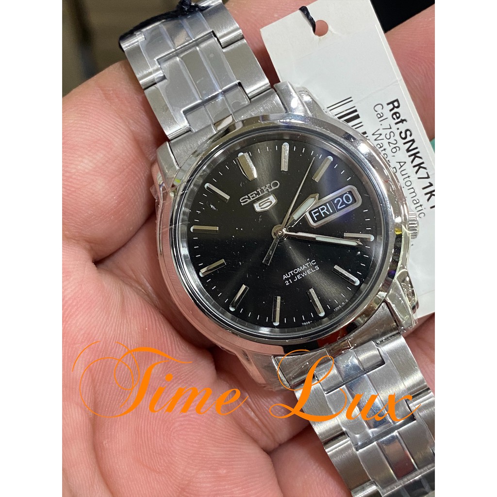 SEIKO MEN S SILVER SNKK71K1 AUTOMATIC 30M Shopee Philippines