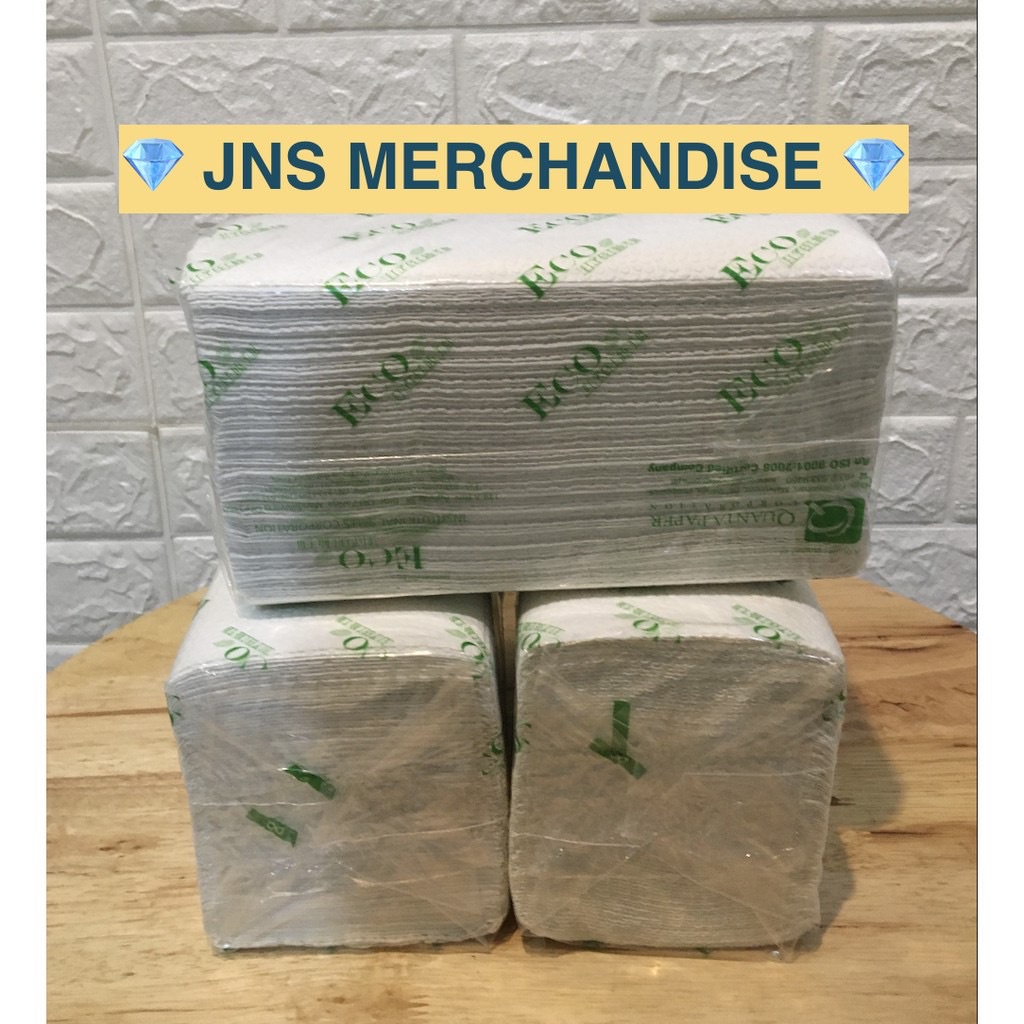 ECOHYGIENE PAPER TOWEL Quality Interfolded Tissue Paper (IFT) Shopee