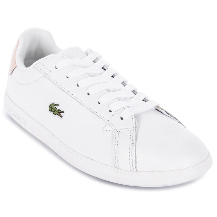 Original Lacoste White Sneakers Low Cut Slip On Shoes Kicks | Shopee Philippines