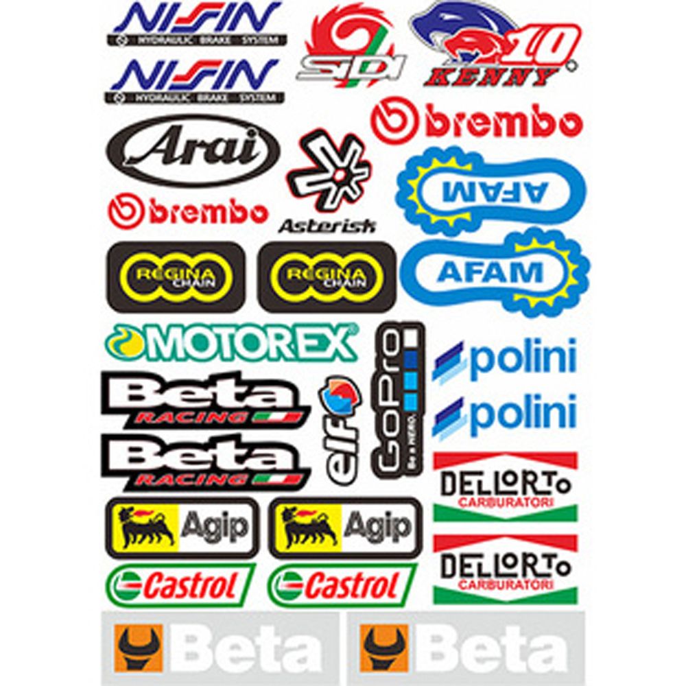 JENNIFERDZ Motorcycle Decoration Motorcycle Stickers Dirt Bike Modified