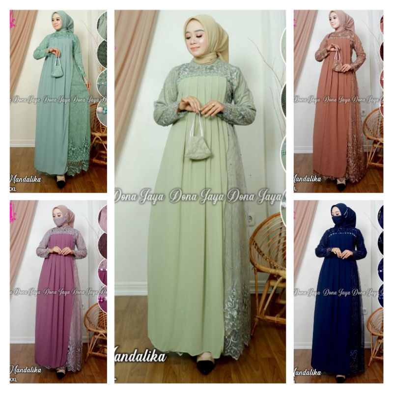 Mandalika Dona modern Robes/Eid Robes/Party Robes/muslim Robes ...