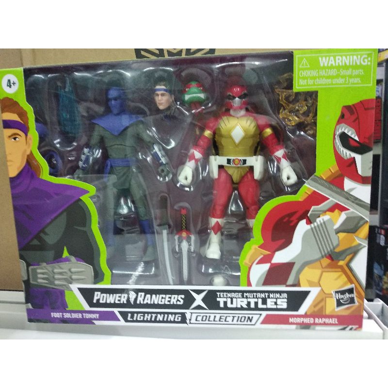 box dented Power Rangers x Teenage Mutant Ninja Turtles Morphed Raphael ...