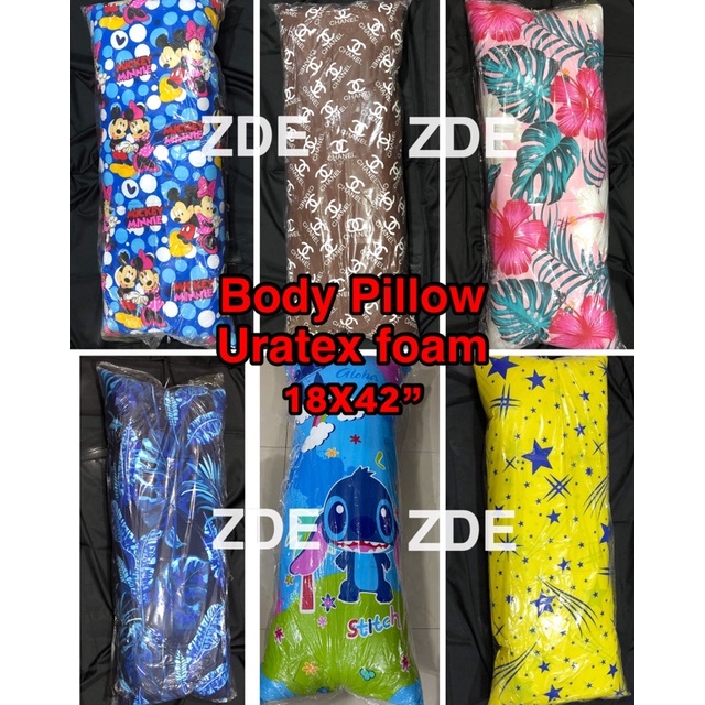 Body pillow Uratex foam big size pillow character & adult design