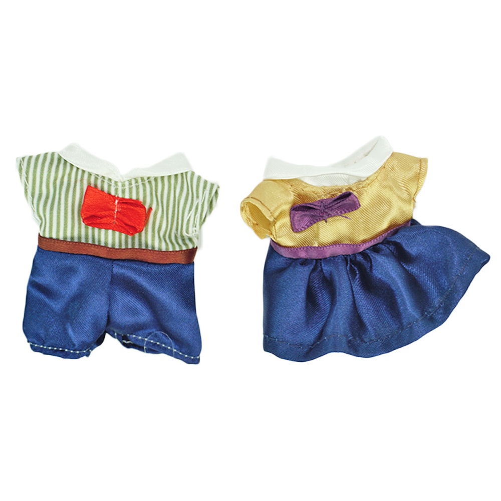 Brand New Doll House Clothes 12 Dresses Skirt Forest Family Girls