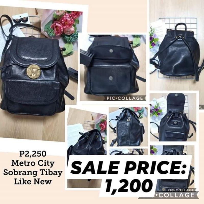 Metrocity Backpack  Shopee Philippines