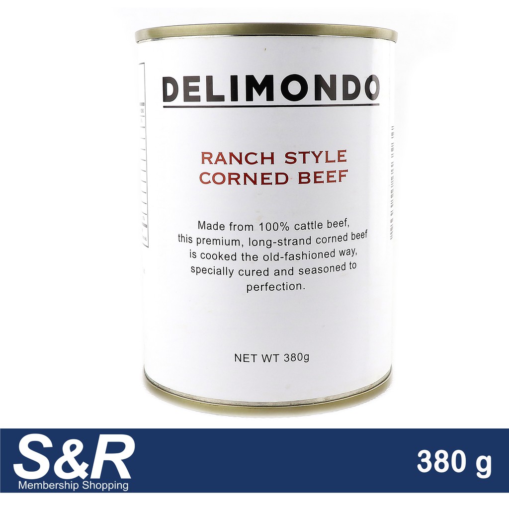 Delimondo Ranch Style Corned Beef 380g Shopee Philippines