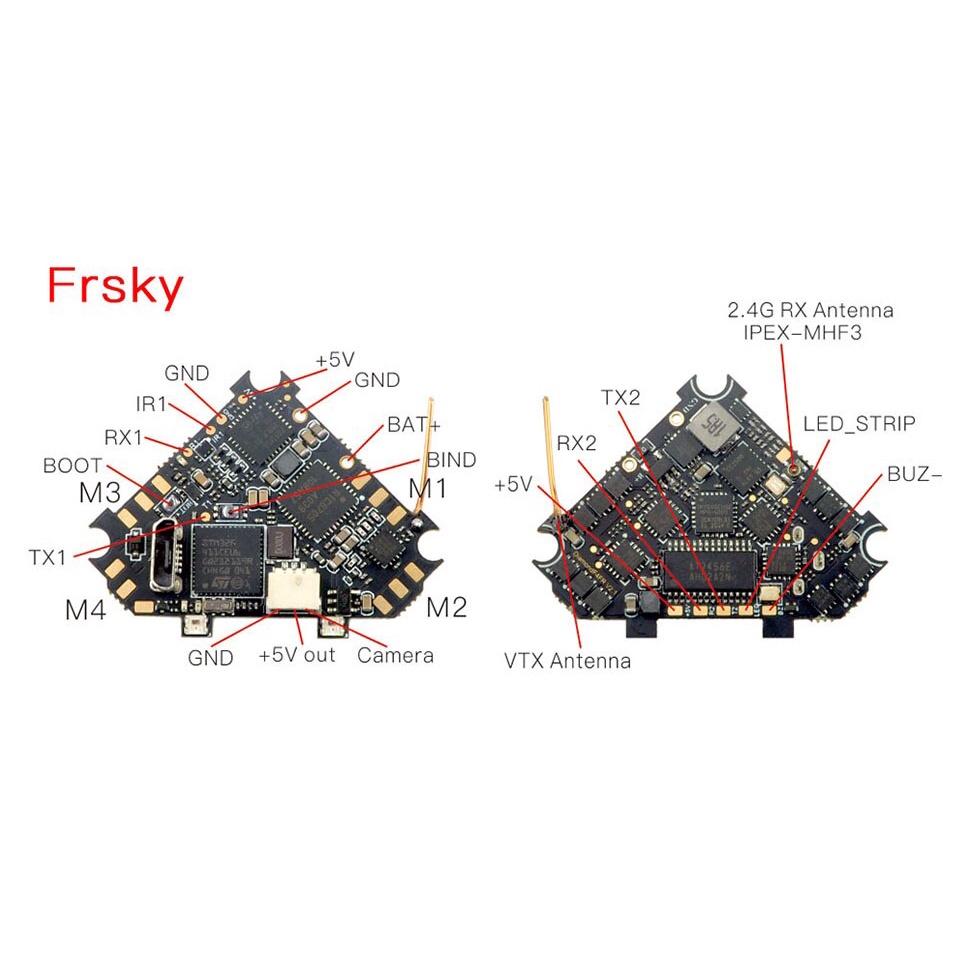 HappyModel DiamondF4 ELRS / FRSKY AIO 5in1 Flight Controller Built-in ...