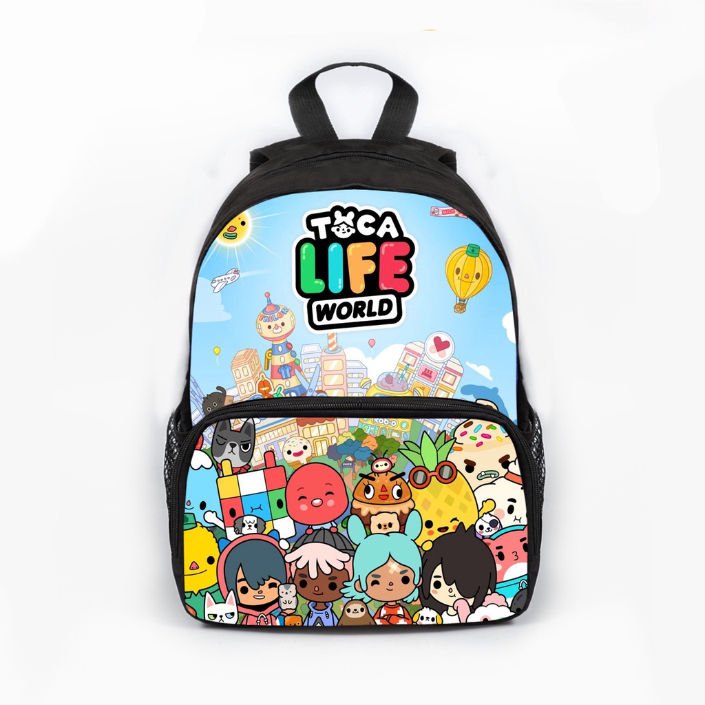 ColorCoral Toca Boca 3D Print Backpacks Kawaii Kids Children Small