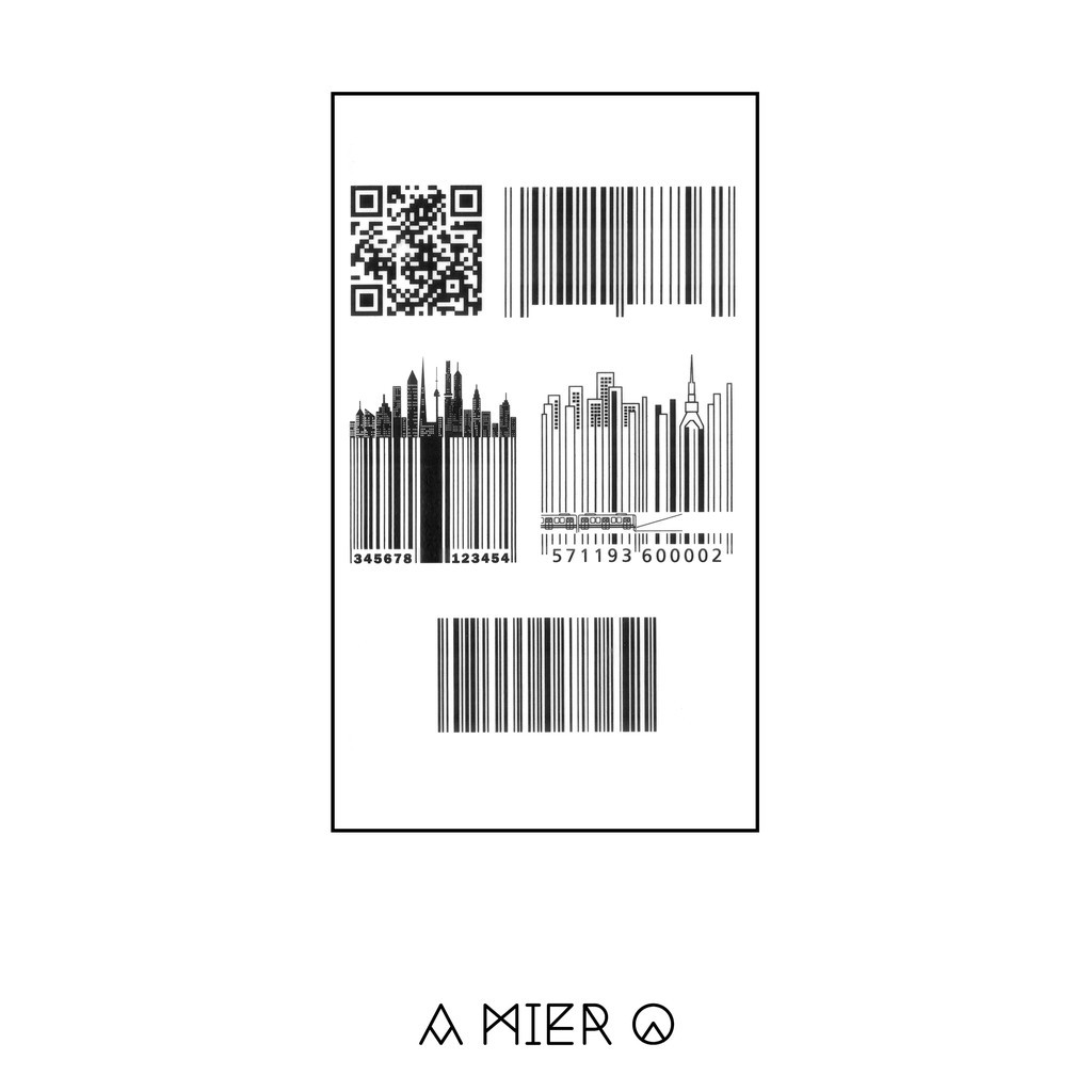 Temporary Tattoo - Barcode City | Shopee Philippines