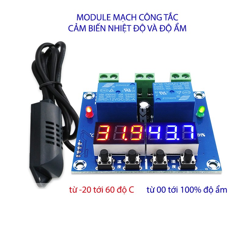 M452 humidity and temperature sensor switch Module with removable ...