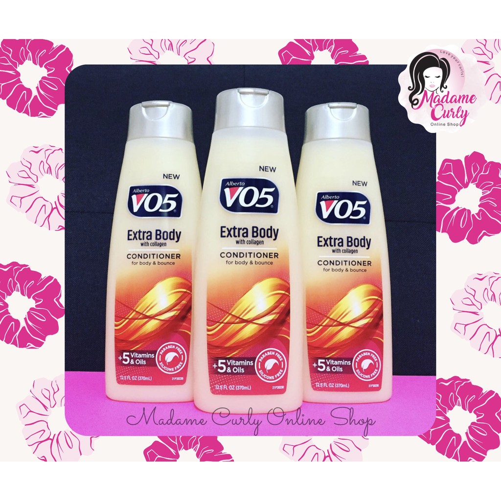 VO5 Extra Body Hair Conditioner 370ml [Madame Curly CGM] Shopee