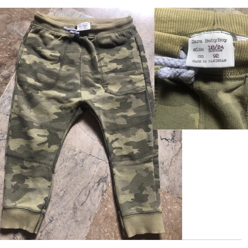 Zara Baby Boy Jogger Pants Shopee Philippines
