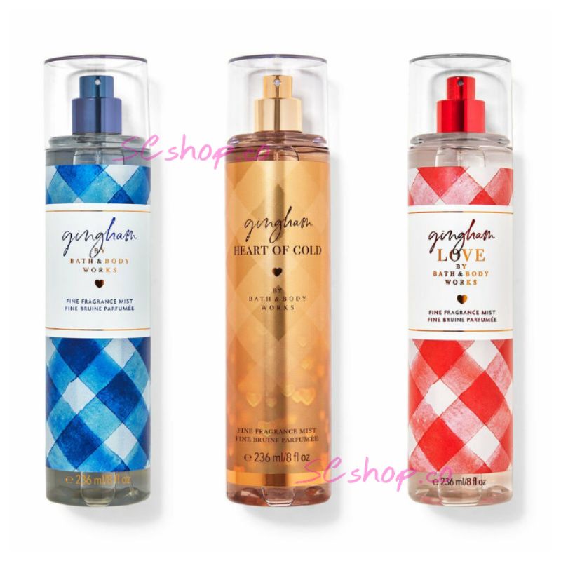 Bath and Body Works Gingham| Gingham Love| Gingham Heart of Gold ...