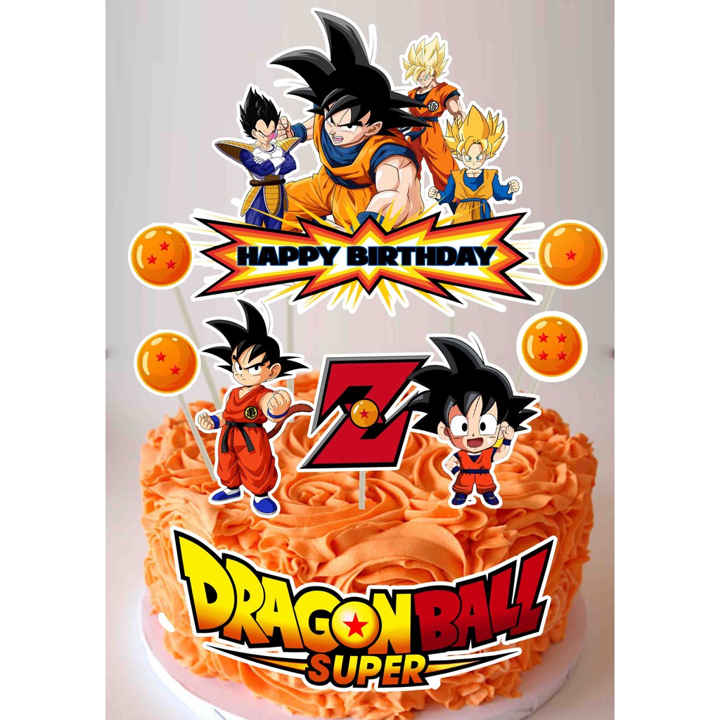 Dragon Ball Z Cake Topper Printable