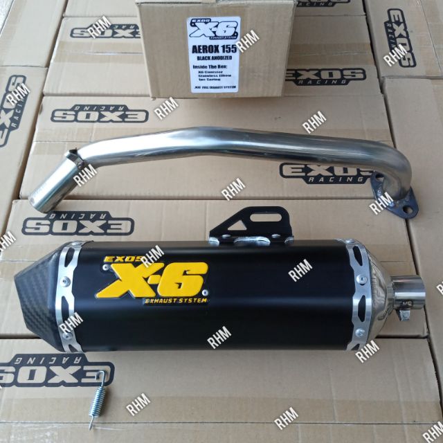 Exos X6 Silent Pipe Aerox Shopee Philippines 5363