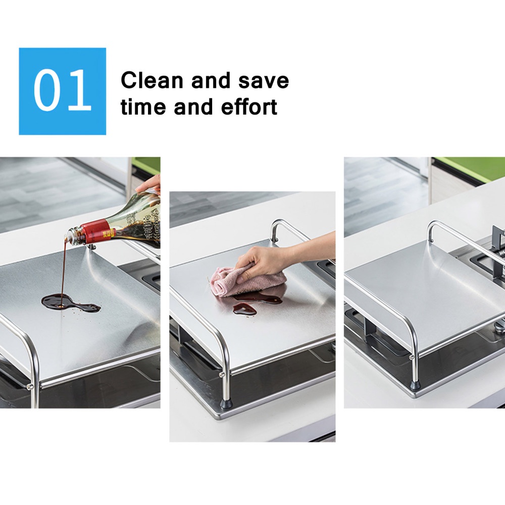 Stainless Steel Induction Cooker Stand Bracket Gas Stove Rack Cover ...