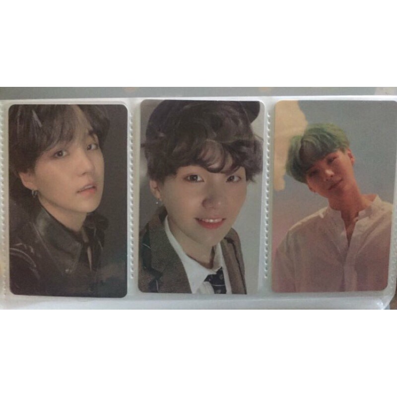 BTS Photocard Mint Hair Yoongi Yoongi Photocard 
