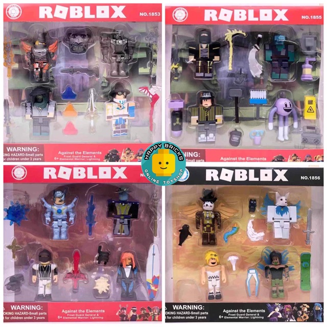 4 Pack ROBLOX Toy Figures For Kid Boys & Girls Also Cake Topper ...