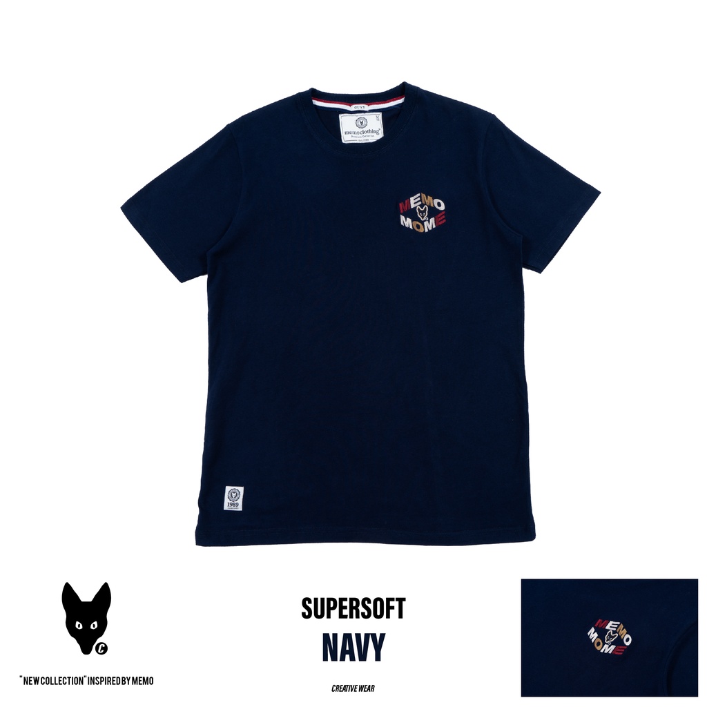 Memo Clothing TShirt Supersoft Fabric Embroidery Model CAPSULE
