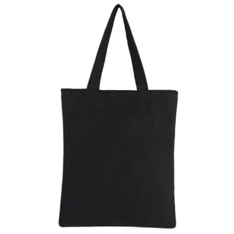 canvas tote bag black | Shopee Philippines