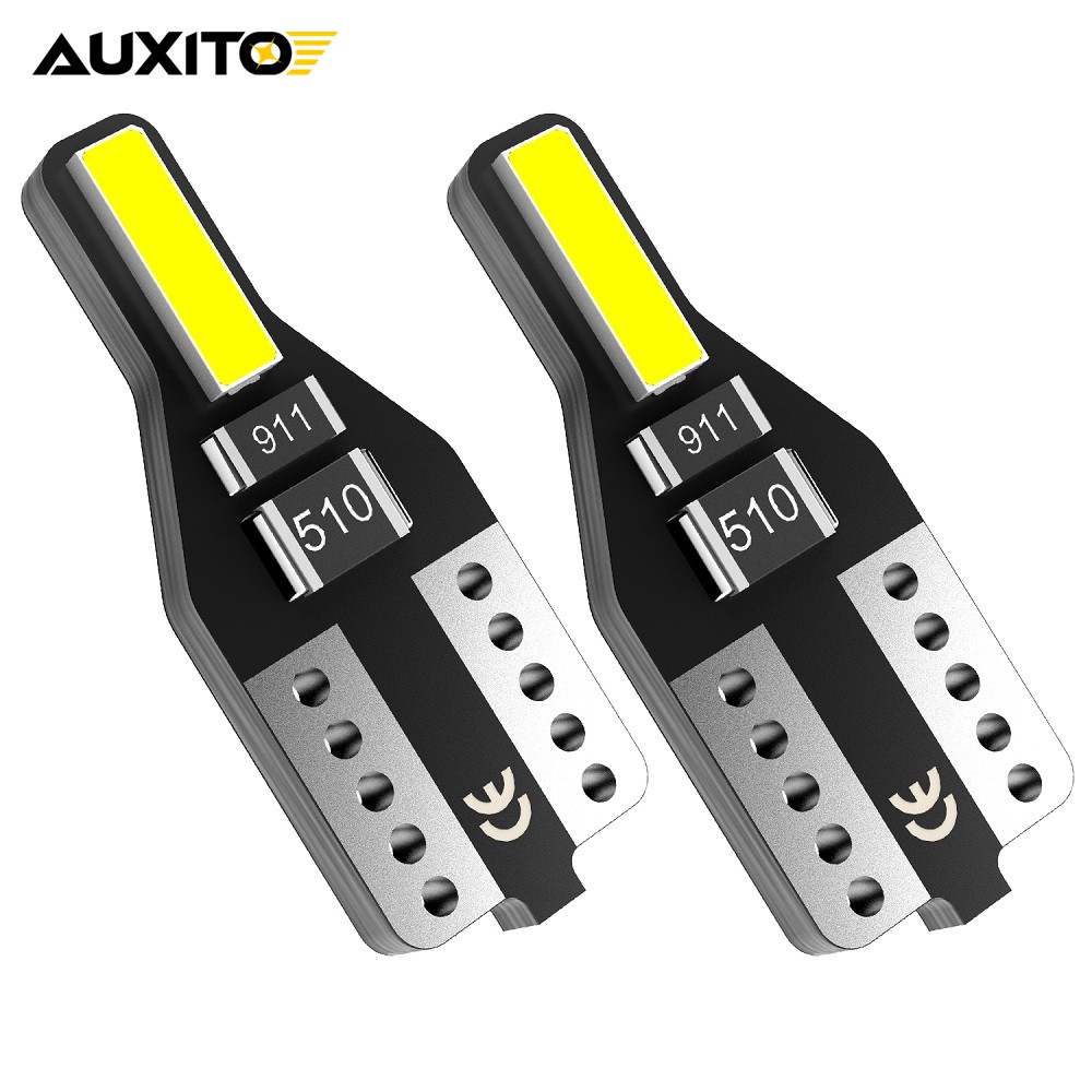 YM E-Bright 100x T10 W5W 194 168 LED Bulbs – 3SMD, 8000-10000K White, 12V